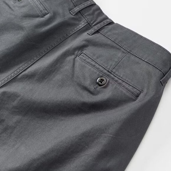 Flint and Tinder - 365 Chino Pant - HB Slim - Charcoal - 34" x 30" - Picture 5 of 6